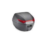 Baúl GiVi C30N Monolock® negro con reflectores rojos 30 l