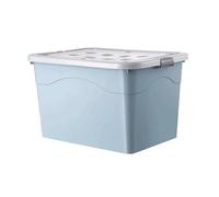 Baul Jardin Caja Plastico Almacenaje Cajas de Almacenamiento Apilables y Herméticas Ideales for Hogares Garajes y Campamentos for Guardar Ropa Herramientas etc(Blue,26cm/10in)