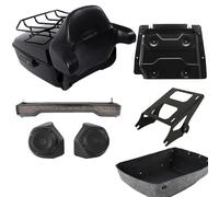 Baúl King Pack para Motocicleta con Altavoz De 6,5 ", Portaequipajes para Harley CVO Street Glide FLHXSE 2015 2016 2017 2018 2019 2020 2021 2022