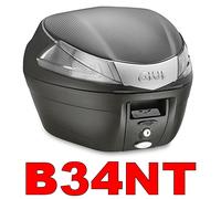 Baúl Maleta Givi B34NT Negro Tech Bauletto B34NT Con Placa Monolock 34 Litros