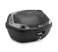 Baúl MONOLOCK Givi Blade B4700NTML 47 L. color negro con catadióptricos sin kit y sin parrilla