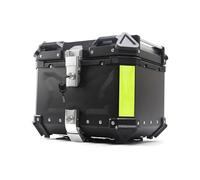 Baul Moto,Maleta para moto,36L 45L 55L 65L 80L 100L Baúl de Aluminio Impermeable para Moto,Maleta Moto para Almacenamiento Casco,Caja Moto con Cerradura de Seguridad,con Respaldo y Placa de Montaje