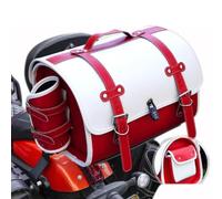 Baul Moto para Harley Davidson Softail Custom 1986-2018 | Baúl Moto Cuero Retro PU Impermeable Alforjas Traseras Bolsa Herramientas Multifuncional