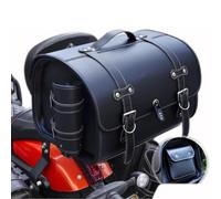 Baul Moto para Kawasaki Vulcan S 650 VN650 | Baúl Moto Cuero Retro PU Impermeable Alforjas Traseras Bolsa Herramientas Multifuncional