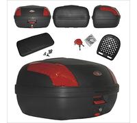 Baul Moto Scooter Top Case Baul 46 litros con Respaldo Universal Quad