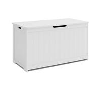 Baúl para juguetes podek 80x40x44,5 cm - blanco [en.casa] 44.5 cm