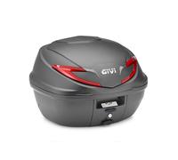 GIVI Baúl 36L Negro catadióptricos Rojos