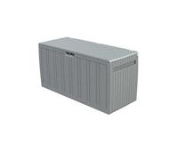 Baul resina top 270 gris claro 117*45,5*57cm GARDIUN