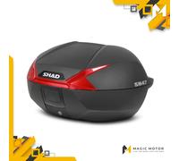 Baúl SHAD SH Reflector rojo 47 L 47 L Rojo D0B47206