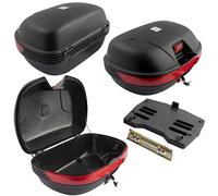 Baul Topcase Moto Maletero Scooter Reflectores Desenganche Rápido Universal 44LT