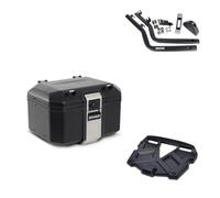 Baul Tr48 Black + Parrilla Terra Plástic Compatible con Bandit Gsf600 N 1994-1999 Bandit 750 1996-1997 Bandit 1200 N/S 1996-2000 KIT-567654