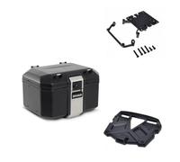 Baul Tr48 Black + Parrilla Terra Plástic Compatible con Majesty 400 2010-2012 Majesty 400 2004-2006 KIT-567716