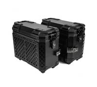 Baúl Trasero Alforjas para Equipaje de Motocicleta, Soporte para alforja de 45L, Caja Trasera Universal, sillín Lateral, Estante bloqueable, Funda Trasera para la mayoría de los Modelos