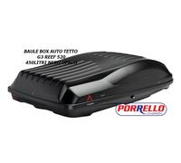 Baule Caja Auto Portatodo Techo Reef 520 G3 450 Lt Negro Mate