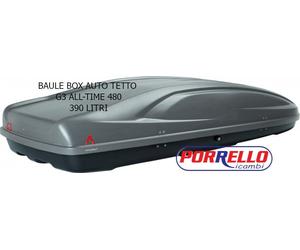 Baule Caja Auto Todo Tiempo 480 Portatodo De Techo Universal G3 390 LT