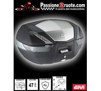 Bauletto GIVI V47 Tech Soporte Placa Suzuki GSR Año 2006 > 2011