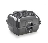 Bauletto Monolock Givi 45 Lt Negro Y Gris Red Elástica Respaldo Alfombrilla