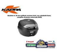 Bauletto Trasero Moto Scooter Con Placa Universal Kappa K30NT 30 Lt Litros