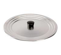 BAUMALU Couvercle universel Cubierta, Acero Inoxidable 18/8, Plata, 12-14-16 cm