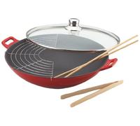 Baumalu Wok, Cobre, Rojo, 36 cm