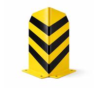 Baumarktic Protector de esquina de acero - Protección robusta de almacenamiento y ángulo de protección contra choques - Protección eficaz contra golpes para estantes, estanterías, entradas, patios y