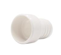 Baumaxxe Boquilla de manguera ABS, boquilla de 50 mm x 38 mm, manguito adhesivo, conector de manguera, accesorio de ABS con boquilla para piscina, estanque y jardín