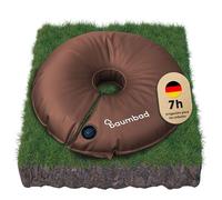 baumbad 1 anillo de riego premium de 55 litros, PVC resistente a los rayos UV, anillo para árbol para riego en verde
