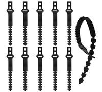 Baumpfahl Stützbinder,10 Stück Verstellbares Rankband | 24 Cm Baumgurte - für Garten, Hof, Terrasse, Balkon, Scharbuster, Rankpflanzen, Kletterpflanzen, Weinreben, Blumen, Gemüse Indoor und