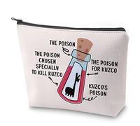 BAUNA Emperors - Bolsa de maquillaje The Poison Chosen especially to Kill Makeup con cremallera para su llama, estuche de viaje, Veneno de llama, moda