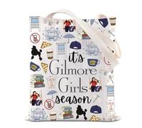 BAUNA Gilmore - Bolsa de mano de Luke's Coffee Gift Rory Lorelai Lovers Gift It's Gilmore Girl Season Bolsa de hombro para fans, Gilmore Season Tote, 32*37CM