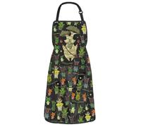 BAUNA The Legend Of Dad Delantal de cocina Korok Plant Delantal con bolsillo Korok Dad Decoración de cocina Gamer Regalo de inauguración de la casa, Delantal Korok, Taille unique