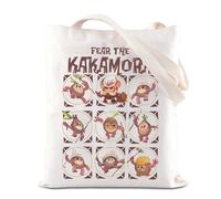 BAUNA WDW Princess Movie Merchandise Tote Bag Kamora Coconut Pirate Fans Gift Fear The Kakamora Bolsa de hombro Animal Kingdom Gift, Bolsa Kakamora, 35*40cm