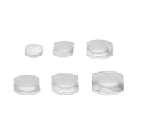 BauphryX 6 uds. Lupa para fecha y calendario de relojes, lente convexa profesional para reparación de relojes, ventana de ampliación clara para una lectura fácil, pieza de repuesto para rel