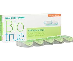 BAUSCH + LOMB - Biotrue® ONEday For ASTIGMATISM - Lentes de contacto de reemplazo diario para Astigmatismo