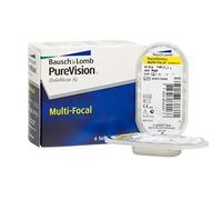 BAUSCH + LOMB - PureVision® Multi-Focal - Lentes de contacto de reemplazo mensual - Pack de 6