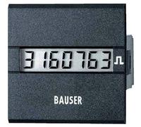 bauser 3811.2.1.7.0.2 Contador de tiempo o de impulsos digitale- novedad. Solución Twin Dim. instalación 45 x 45 mm