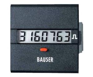 bauser 3811.3.1.7.0.2 Contador de tiempo o de impulsos digitale- novedad. Solución Twin Dim. instalación 45 x 45 mm