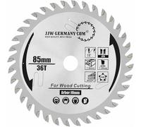 BauSupermarkt24 - Hoja de sierra circular (85 x 1,5 x 10 mm, 36 dientes WZ, bajo ruido, para Einhell, Matrix, Skil)