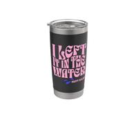 Bautismo cristiano I Left it in the Water Mateo 28:19 Vaso térmico de acero inoxidable de doble pared