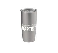 Bautista de la Biblia King James Vaso térmico de acero inoxidable de doble pared
