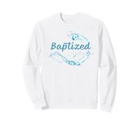 Bautizado - Christian Faith Water Bautismo Diseño Gráfico Sudadera