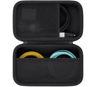 Baval Funda compatible con bolígrafo de impresión 3D SCRIB3D/MYNT3D/PIKA3D, soporte de almacenamiento para bolígrafo 3D, filamento PLA, plantilla, libro, guía de proyectos y cargador (funda negra)