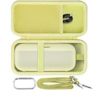 Baval Funda rígida portátil compatible con altavoz portátil Bose SoundLink Flex de 2ª generación/Bose SoundLink Flex Bluetooth, funda amarilla cítrica