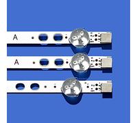 BAVALU Nuevo Kit 3 uds. Tira de LED for iluminación Trasera de 745mm for LG Vestel Bush DLED40287FHD LB40017 V1_05-38S 17DLB40VXR1 VES400UNDS-2D-N11