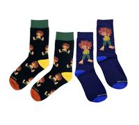 Bavarian Caps - 2er para Cajones "Pumuckl ",v2 Unisex Calcetines Ocio Bordado
