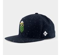 Bavarian Caps Hopfinator Snapback Gorra Basecap Flanell Cuerno Corona Oscuro