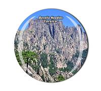 Bavella Needles Corsica Francia Imán para nevera de cristal turístico recuerdo colección de regalos para refrigeradores