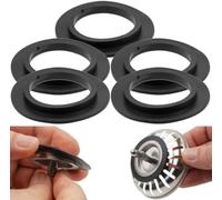 Baverta - Arandela de Goma para Filtro de cestillo, Junta de Goma para Fregadero, Juntas tóricas, Juntas para tuberías, Tapones a presión para bañera, 5 Piezas (para 82 83 mm)