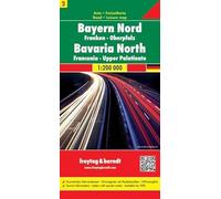 Baviera centro nord 1:200.000: Toeristische wegenkaart 1:200 000: 0203 (Auto karte)
