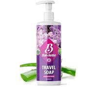 Baviette Eco Travel Soap con microorganismos - Ideal para camping, viajes en coche y avión, jabón de bolsillo compacto para lavar platos y lavandería al aire libre (500 ml)